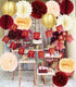 Qian's Party 21st Birthday Decorations, Wine Burgundy Rose Gold, Women's Department, Includes 51 Pieces...