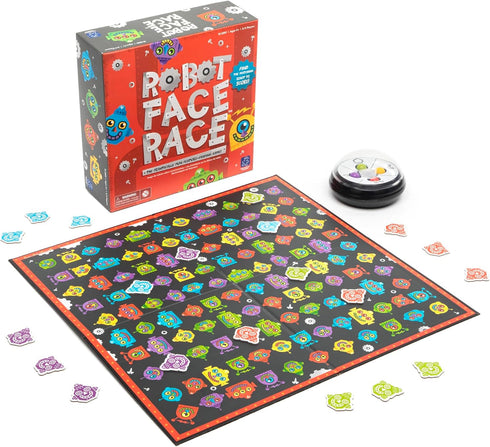 Educational Insights Robot Face Race, Fast Paced Color Recognition Matching Game, for 2-4 Players, Award-Winning Fun Family Board Game for Kids Ag...