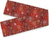 Christmas Winter Snowflake Table Runner 13x90 Inches Double Sided, Luxurious Gold Red Snowflakes Table Runners Cloth Placemats Washable Fabric for...