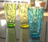 QG 23 fl oz BPA Free Acrylic Plastic Iced Tea Cup Glass Tumbler Set of 6 - Assorted Colors DF131...