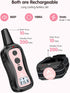 PATPET Dog Training Collar with Remote(8-100 lbs), Rechargeable Shock Collar for Medium Dogs, Up to 1000 ft Remote Range IPX7 Waterproof...