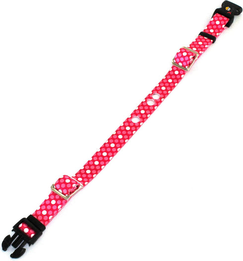Replacement Receiver Collar Straps for All Brands Electric Dog Fences | Pink Dot | PetSafe, Invisible Fence, SportDOG, More (Up to 26" Neck)...