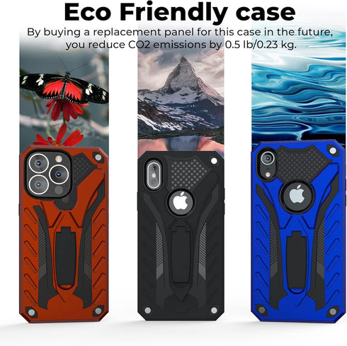 Kitoo Designed for iPhone 12 | 12 Pro Case with Kickstand, Military Grade 12ft. Drop Tested - Red...