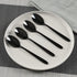16-Piece Black Stainless Steel Teaspoon, Small Tea Spoon...