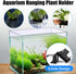 2pcs Aquarium Plant Holder, 5 Holes Top Rimmed Aquarium Floating Planter Box Plastic Aquatic Plant Cup Holder Hanging Aquarium Plant Basket Rack S...