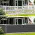 LOVE STORY 3'x10' Charcoal Balcony Screen Privacy Fence Cover (HDPE) UV Protection Weather-Resistant 3 FT Height Shield for Deck, Patio, Backyard,...