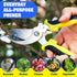 4 Pack Garden Pruning Shears, Stainless Steel Garden Shears, Gardening Shears, Garden Scissors, Garden Clippers, Pruning Snips, Pruning Shears for...