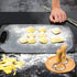 Ravioli Stamp Set (Set of 5), Ravioli Maker Cutter with Wooden Handle–for Ravioli, Pasta, Dumplings Lasagna, Pierogi, Leading Dough Cutter and Pre...