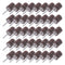 40 Pcs 1/8” Shank Flap Wheels Set, 10pcs of Each 60/80/120/240 Grits Abrasive Sandpaper Flap Sanding Wheel Grinding Head Rotary Tool for Grinding ...