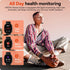 Fitness Tracker Watch with 24/7 Heart Rate Blood Oxygen Sleep Monitor, 1.69" HD 10 Day Battery Life Smart Watch, Step Calorie Counter Pedometer Ac...