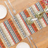 BOXAN Antique Southwestern Native Design Table Runner Cloth, Boho Cotton Geometric Striped Pattern Tribal Table Cover for Farmhouse Home Dinning L...