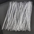 GYBest Best 100-Pack 6'' Clear Plastic Luggage Tag Loops...