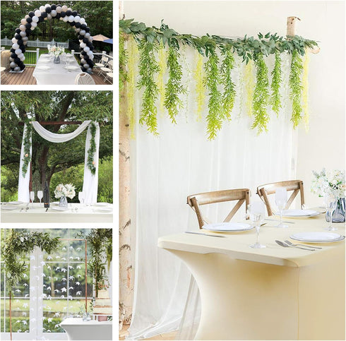 Spandex Table Cover for 4FT Table Universal Fitted Stretch Tablecloth for Party, Banquet, Wedding and Events-Purple...