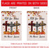 Fall For Jesus He Never leaves Garden Flag Vertical Double Sided, Pumpkin Maple Leaf Bible Buffalo Autumn Harvest Thanksgiving Holiday Burlap Yard...