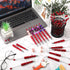 Qilery 60 Pcs Beadable Pens Bulk Bead Pen Cute Cool DIY Pens Black Ink Ballpoint Pens for Valentine's Day Gifts Kids Girls Graduation Gift Office ...