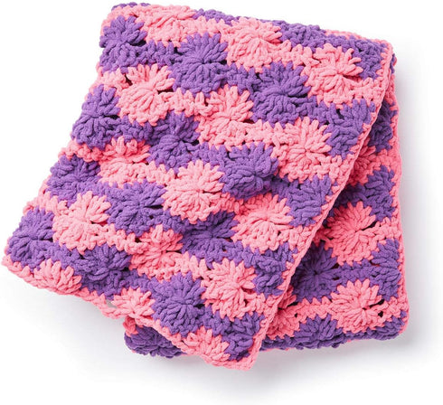 Bernat Blanket Brights Yarn, 5.3 oz, Gauge 6 Super Bulky Chunky, Raspberry Ribbon Varg......