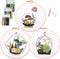 3* Embroidery Kit, Beginner Adult Embroidery Material Pack, Green Plants, Succulents Pattern Collection…......