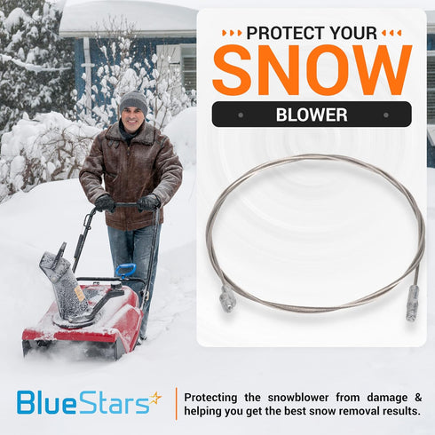 BlueStars 115-5682 Clutch Cable - for Toro CCR Powerlite Power Clear 621 ZR Power Clear 621 QZR Power Clear 621 QZE Toro CCR 6053 R Quick Clear Sn...