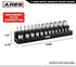 ARES 70233-26-Piece 1/4-Inch Metric Magnetic Socket Organizer - Holds 13 Standard Size and 13 Deep Size Sockets - Keeps Your Tool Box Organized...