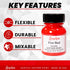 Angelus Acrylic Leather Paint, 1 Fl Oz (Pack of 1), Fire Red...