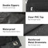 10Pack Pencil Pouch 3 Ring Binder: 3 Ring Binder Pencil Case Bag Zipper Pencil Pouch Bulk Holder Accessories Clear Window Pencil Case Aesthetic Pe...
