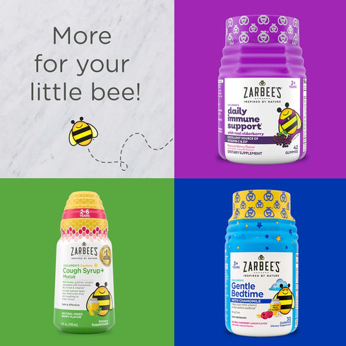 Zarbee's Kids Melatonin Gummy, 1mg Childrens Sleep Aid Supplement, Drug-Free & Effective Sleep Supplement for Children Ages 3 and Up, Non-Habit Fo...