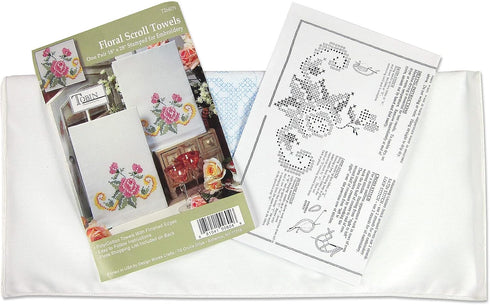 Tobin Floral Scroll Towels, Small......