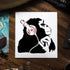 FINGERINSPIRE Banksy Thinking Monkey with Headphones Stencil 11.8x11.8inch Reusable Banksy Chimpanzees Stencil DIY Banksy Decoration Stencil for P...