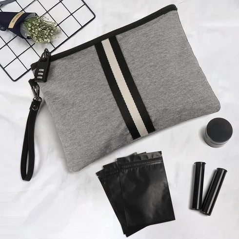 HOMEAL Smell Proof Bag,Smell Proof Pouch with Lock,Smell Proof Stash Box,Smell Proof Containers,Odor Proof Bag,Smell Proof Case,Odor Proof Pouch,N...