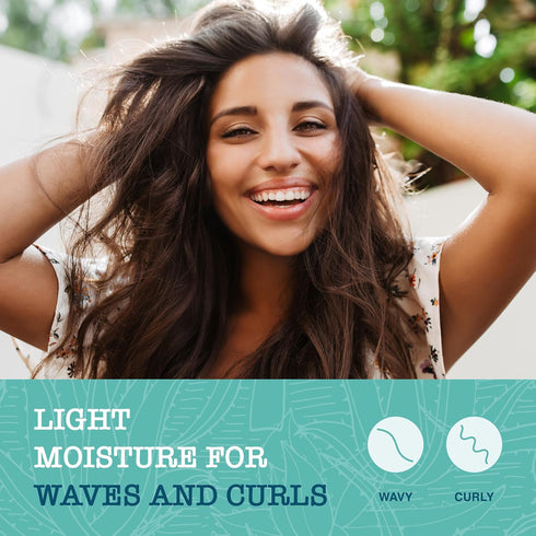 Maui Moisture Lightweight Curls + Flaxseed Shampoo, Paraben Free, Silicone Free, 13 Fl Oz,Green...