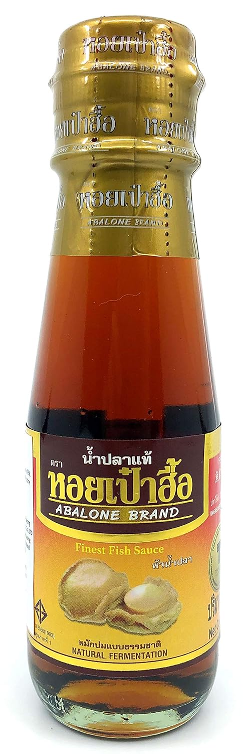 Abalone Brand (Hoi Pao Hae) Premium Thai Fish Sauce Delicious for Thai Food 95ml./3.33oz....