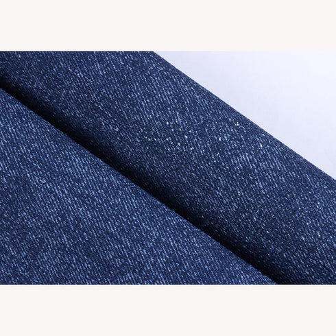 Jeans Fabric Texture Faux Leahter Sheets Solid Leather Fabric Sheets 12"x 53” (30cm x 135cm) Inch Large Size for Pad Cellphone Case Leather Earrin...