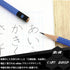 Mitsubishi Pencil, Adidas Pencil, Uni, K5594B AI02 B, Hexagonal Shank, Blue & Black, 1 Dozen...