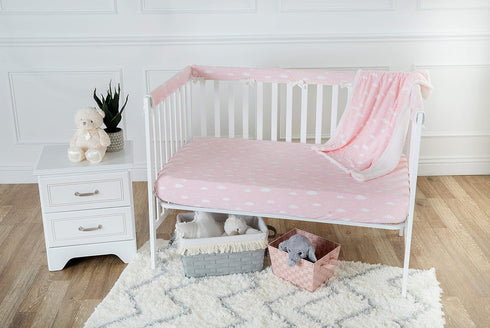American Baby Company Heavenly Soft Chenille Sherpa Receiving Blanket, 3D Pink, 30" x 35", Warm and Cozy for Boys and Girls, Ideal for Baby Carrie...