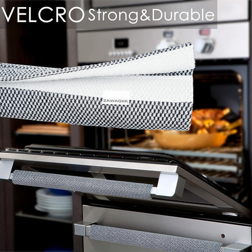7Pcs Refrigerator Door Handle Cover Washable Kitchen Appliance Decor Handles Fridge Oven Microwave Dishwasher Antiskid Protector Handle Cover, Kee...