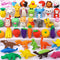 40 Pcs Animal Erasers Desk Pet for Kids 3D Puzzle Pencil Eraser Treasure Box Toy for Classroom School Prize Kids Party Favors Back to School Suppl...