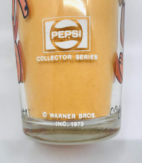 Pepsi Collector Series 16oz drinking Glass, Cool Cat 1973...