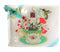 Alice's Cottage Hummingbirds and Teacup Flour Sack Kitchen Towels Set of 2 Cotton...