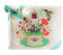 Alice's Cottage Hummingbirds and Teacup Flour Sack Kitchen Towels Set of 2 Cotton...