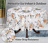 RUVANTI Round Tablecloth 70 Inch, for 24-48 Inch Round Tables, 100% Cotton Table Cloth Stain Resistant, Washable, Perfect for Kitchen, Dining, Par...