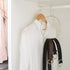 Organize It All Belt/Scarf Ring Hanger, Closet Storage, Rubber Coated Opening, Free Spinning, Metallic and Black...
