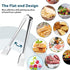 8 Pack Serving Tongs by Tcoin, 9 Inch Functional Tongs for Serving Food for Parties and Holiday Get-togethers, Food Tongs Buffet Tongs Appetizer T...