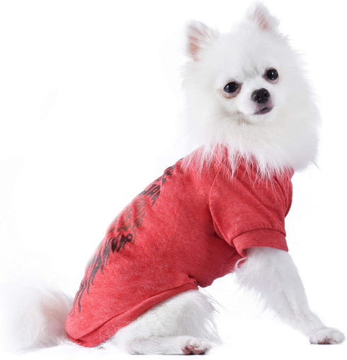 Star Wars for Pets Red Chewbacca Growl Dog Tee | Dog Shirt for Large Dogs | Size X-Large | Soft, Cute, and Comfortable Dog Clothing and Apparel, C...