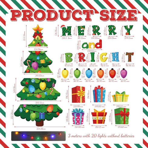 Christmas Bulletin Board Set Xmas Cutouts Christmas Cutouts Paper Winter Holiday Bulletin Board Cutouts Winter Classroom Wall Decorations School C...