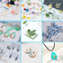 UV Resin Kit with Flashlight - 100g Clear Resin Glue for DIY Jewellery Making...
