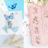 Flower Fairy Stickers Set - 160 Pcs Transparent PET Aesthetic Floral Stickers for Crafts, Envelopes, Resin, Junk Journal - Waterproof Clear Cute B...