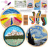 Fashhut Set of 3 Embroidery Kit for Adults with Patterns and Complete Instructions – Landscape Hand Embroidery Kits with 1 Embroidery Hoop, Needle...
