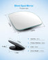 2pcs Fan Shaped Blind Spot Mirror, 360 Degree Adjustabe HD Glass Blind Spot Mirrors, Frameless Convex Rear View Mirror, for any Car, Van, Suv and ...