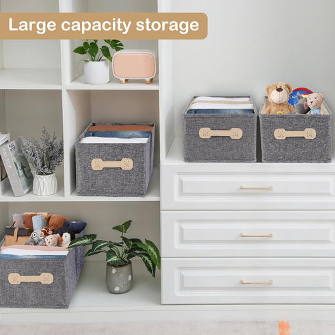 Stackable Storage Bins with Lids 1 Pack Foldable Storage Containers Closet Organizer, Clothes Organizer for Closet, Clothes Organizer for Clothes,...