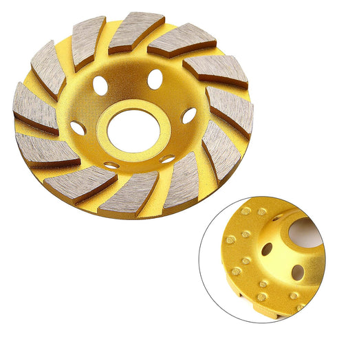 sansheng 4 Pieces Concrete Grinding Wheel 4 inch,Diamond Cup Wheel Angle Grinder Wheels Grinding of Concrete, Granite...